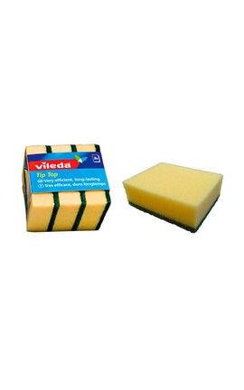 VILEDA-Губка кухонная Vileda 3 шт-4003790023996-