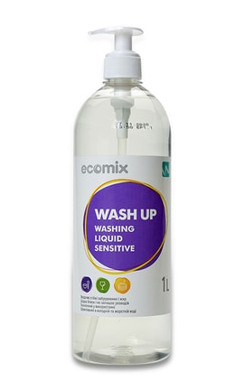 ECOMIX-Засіб для миття посуду Ecomix Sensitive 1 л-4820167005658-