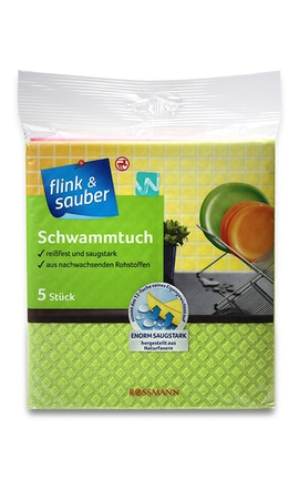 FLINK and SAUBER-Тряпки целлюлозные Flink & Sauber 5 шт-4305615391977-