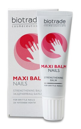 BIOTRADE-Бальзам для укріплення нігтів та кутикули Biotrade Maxi Balm Nails 15 мл-3800221840730-