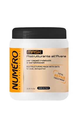 NUMERO-Крем-маска для волос Numero с овсом 1 л.-8011935057115