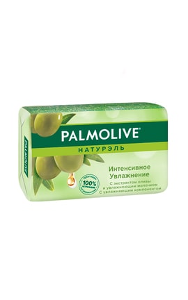 PALMOLIVE-Туалетное мыло Palmolive Натурель Интенсивное увлажнение с экстрактом Масла и увлажняющим молочком 150 г-8693495052764-