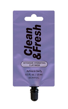 EUNYUL-Глиняна маска для обличчя Clean&Fresh Intensive hydrating 15 г -8809435406317-
