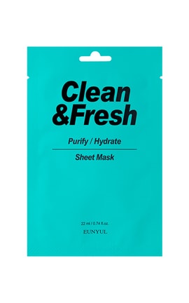 EUNYUL-Маска для лица Clean&Fresh Purify&Hydrate 22 мл-8809435406720-