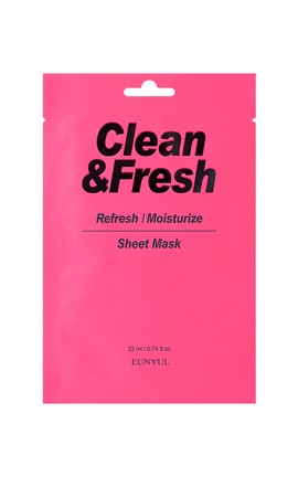 EUNYUL-Маска для лица Clean&Fresh Refresh&Moisturize 22 мл-8809435406812-