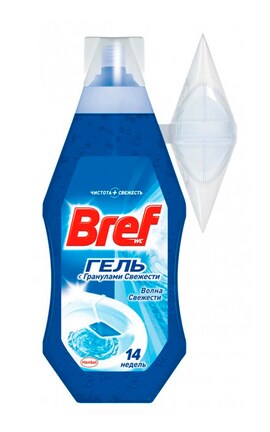 BREF-Освіжувач для туалету Bref Гель Хвиля свіжості 360 мл-9000100179911-
