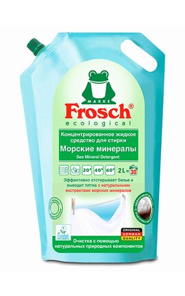 FROSCH-Средство для стирки универсальное Frosch Морские минералы 2 л-4009175927583-