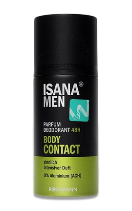 ISANA MEN-Чоловічий дезодорант Isana Body Contact 150 мл-4305615745053-