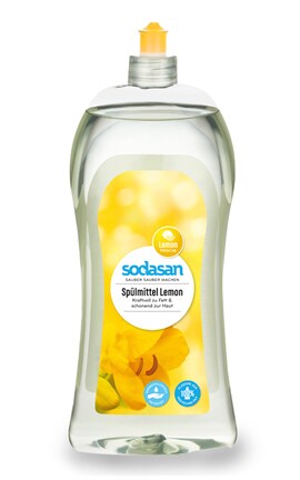 SODASAN-Средство концентрат для мытья посуды органическое жидкое Sodasan Лимон 1 л-4019886000208-