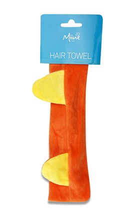 MIINE-Пов'язка для волосся Miine Hair Towel Помаранчева 1 шт-4894532935161-