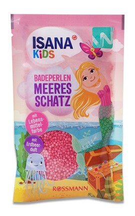 ISANA KIDS-Перлини для ванн Isana kids колір рожевий 60 г-4305615653303-