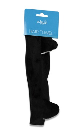 MIINE-Пов'язка для волосся Miine Hair Towel Чорна 1 шт-4894532935178-