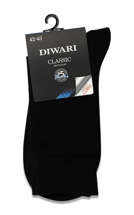 DIWARI-Шкарпетки чоловічі Conte Diwari розмір 27 Чорні 1 шт-4811473022057-