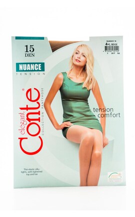 CONTE-Колготки Conte Nuance Beige 15 den 4 розмір-4810226132142-