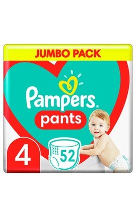 PAMPERS-Підгузки-трусики Pampers Pants розмір 4 Maxi 9-15 кг 52 шт-8006540069264-