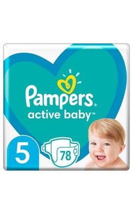 PAMPERS-Подгузники детские Pampers Active Baby размер 5 11-16 кг 78 шт-8001090950536-