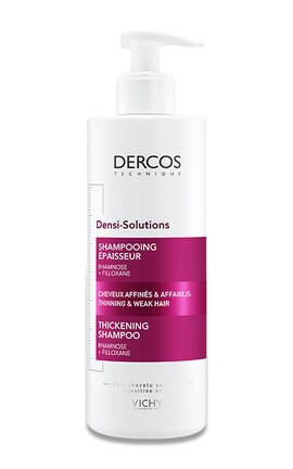 VICHY-Шампунь для волос Vichy Dercos Densi-Solutions для восстановления густоты и объема тонких и ослабленных волос 400 мл-3337875700528-