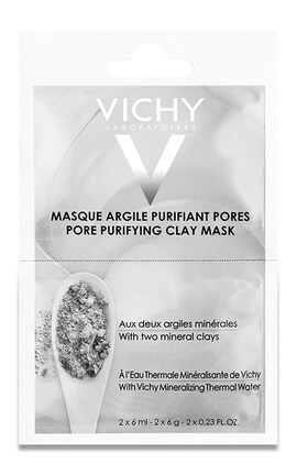 VICHY-Минеральная маска для лица с глиной Vichy Очищающая поры Для всех типов кожи 1 шт-3337875533713-