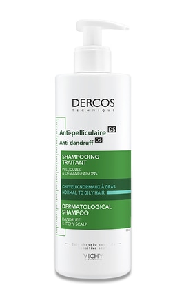 VICHY-Шампунь для волос Vichy Dercos Для жирных волос Против перхоти 390 мл-3337871331290-