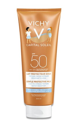 VICHY-Сонцезахисне м'яке молочко Vichy Ideal Soleil SPF 50+ для дітей 300 мл-3337871323639-