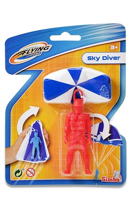SIMBA-Игрушка Парашютист Flying Zone 1 шт-4006592037208-