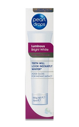 PEARL DROPS-Зубна паста Pearl Drops Luminous Bright White, 75 мл-5010724532096-