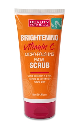 BEAUTY FORMULAS-Скраб для лица Beauty Formulas с витамином С 150 мл-5012251013369