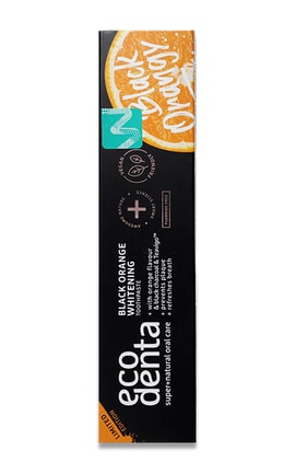 ECODENTA-Зубная паста EcoDenta Black Orange Whitening, 100 мл-4770001003367-