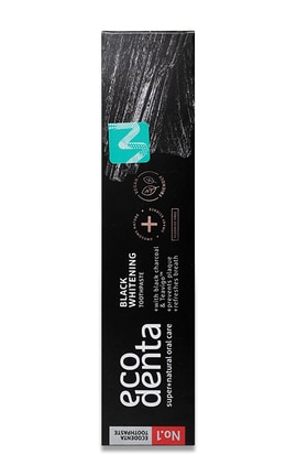 ECODENTA-Зубная паста EcoDenta Black Whitening, 100 мл-4770001336991-