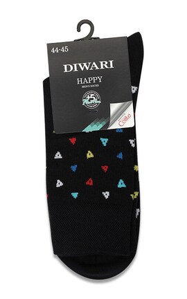 DIWARI-Шкарпетки чоловічі Diwari Happy розмір 29 Темно-сині 1 шт-4810226533871-