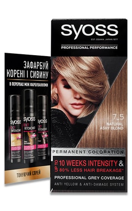 SYOSS SALONPLEX-Крем-фарба для волосся Syoss Salonplex тон 7-5 1 шт-9000101629033-
