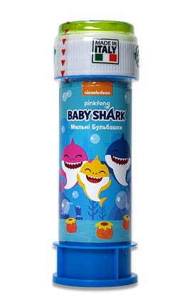DULCOP-Мильні бульбашки Dulcop Baby Shark 60 мл-8007315832007-