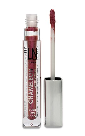 LN PROFESSIONAL-Глітер для макіяжу LN Chameleon рідкий тон 102 Royal Purple 33 мл-5060586634339-