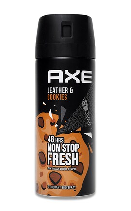 AXE-Дезодорант-спрей для тіла Axe Leather&Cookies для чоловіків 150 мл-8690637892639-