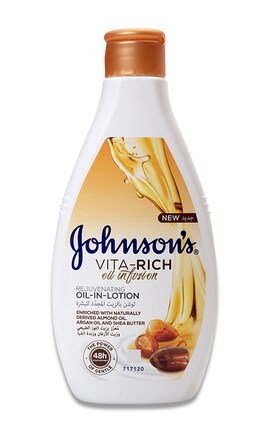 JOHNSON'S-Лосьйон для тіла Johnson's Vita-Rich Живильний з оліями мигдалю і ши 250 мл-3574661544267