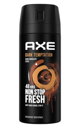 AXE-Дезодорант-спрей мужской Axe Дарк Темптейшн 150 мл-8720181058004-
