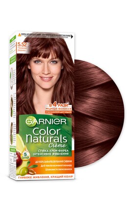 COLOR NATURALS-Крем-фарба для волосся стійка Garnier Color Naturals відтінок 5.52 Червоне дерево 1 шт-3600542404662-