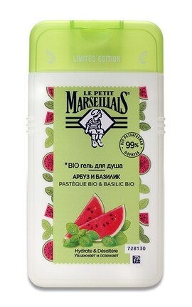 MARSEILLAIS-Гель для душу Le Petit Marseillais Кавун та базилік 250 мл-3574661544885-
