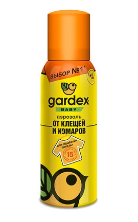 GARDEX-Аэрозоль от клещей и комаров Gardex Baby-5908310094359-