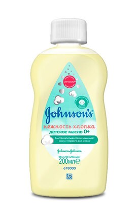JOHNSON'S-Масло детское Johnson's Baby Нежность хлопка 200 мл-3574669909112-