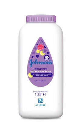 JOHNSON'S-Присыпка детская Johnson’s Baby Перед сном 100 г-3574660265804-