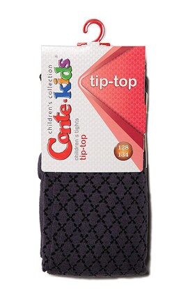 CONTE KIDS-Колготки дитячі Tip-Top Conte-kids розмір 128-134 Темно-сірий 1 шт-4810226292211-