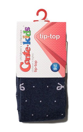 CONTE KIDS-Колготки дитячі Tip-Top Conte-Kids розмір 104-110 Темно-сині 1 шт-4810226512593-