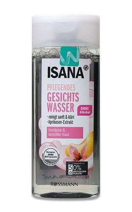ISANA-Міцелярний тонік для догляду за шкірою обличчя Isana за сухою та чутливою шкірою обличчя 200 мл-4047196057414-