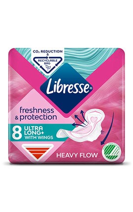 LIBRESSE-Прокладки женские гигиенические Libresse Ultra Long 8 шт-7322540388480-