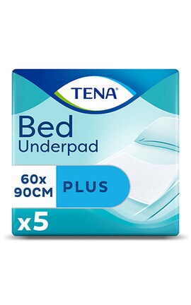 TENA-Пелюшки дитячі Tena Bed Plus 60x90 см 5 шт-7322540801934-
