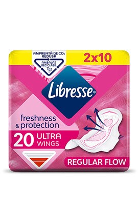 LIBRESSE-Прокладки женские гигиенические Libresse Ultra 20 шт-7310791245607-