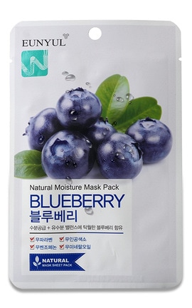 EUNYUL-Маска для обличчя Eunyul Daily Black Blueberry, 22 r-8809435406867-