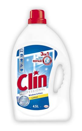CLIN-Засіб для миття вікон і скла Clin професійний 4500 мл-9000100205245-