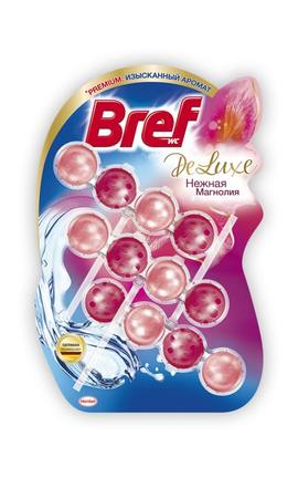BREF-Блок гігієнічний для унітазу Bref De Luxe Ніжна магнолія 150 г-9000101417258-